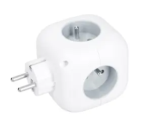 Solight P110C bílá / rozbočka / 3x 16A / USB A+C / vypínač