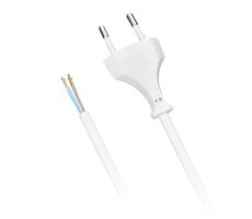 Solight PF08 flexo šňůra 3m bílá / 2x 0.5mm2 