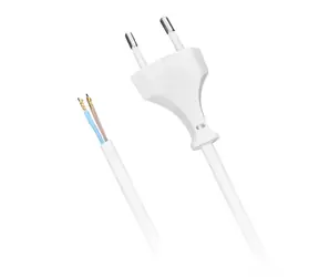 Solight PF08 flexo šňůra 3m bílá / 2x 0.5mm2 