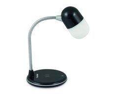 TechniSat VIOLA černá / Stolní LED lampa / bezdrátové nabíjení / stmívatelná / BT 5.0 / reproduktory 3W / 2800K - 8900K
