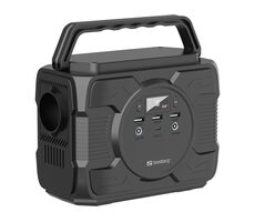 Sandberg Power Station AC 200 černá / nabíjecí stanice / 230V AC / 200W / 48000 mAh / displej / větrák