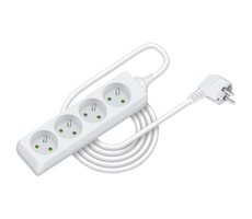 RETLUX RPC 08 Prodlužovací přívod 4 zásuvky 3×1.0mm 3m bílá