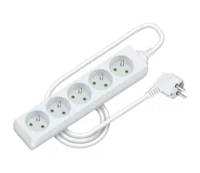 RETLUX RPC 11 Prodlužovací přívod 5 zásuvek 3×1.0mm 1.5m bílá
