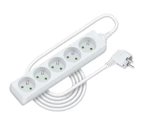 RETLUX RPC 13 Prodlužovací přívod 5 zásuvek 3×1.0mm 3m bílá