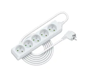 RETLUX RPC 14 Prodlužovací přívod 5 zásuvek 3×1.0mm 5m bílá