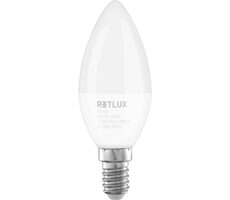 RETLUX RLL 431 C37 E14 candle / 8W / 720 lm / 6500K - denní bílá