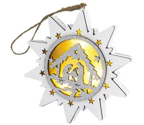 RETLUX RXL 463 Hvězda Betlém 14cm 3LED 3000K - teplá bílá