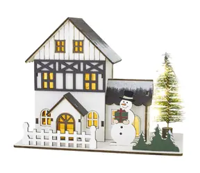 RETLUX RXL 465 Domek v zimě 18cm 7LED 3000K - teplá bílá