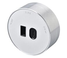 Viking síťový adaptér AC34 bílá / 3x 16A + 3x USB-A + 1x USB-C