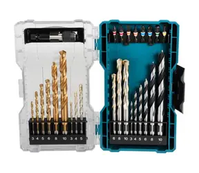 Makita E-07032 / Sada bitů a vrtáků v plastové krabičce / 3-10 mm / 27 ks