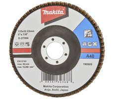Makita D-27084 / Brusný lamelový kotouč 125 mm / zrnitost A40