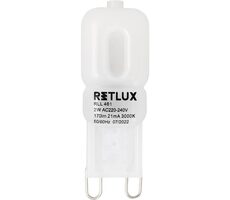 RETLUX RLL 461 G9 2W LED / 170 lm / 3000K - teplá bílá             