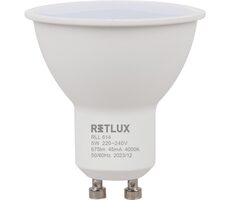 RETLUX RLL 614 GU10 bulb 5W / 675 lm / 4000K - studená bílá / D 