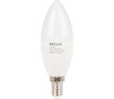 RETLUX RLL 627 C37 E14 candle 6W / 810 lm / 4000K - studená bílá / D 