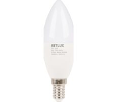 RETLUX RLL 628 C37 E14 candle 6W / 810 lm / 6500K - denní bílá / D 