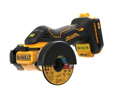 Rozbaleno - DeWalt DCS438N / Aku kotoučová pila / 18 V / bez aku / Průměr kotouče 76mm / Hloubka řezu 22mm / rozbaleno