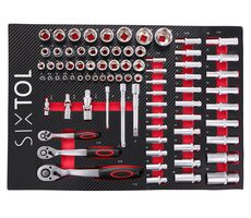 SIXTOL MECHANIC TOOL TRAY 1 - 80ks / Modul s nářadím do dílenského vozíku 