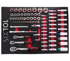 SIXTOL MECHANIC TOOL TRAY 6 - 80ks / Modul s nářadím do dílenského vozíku 