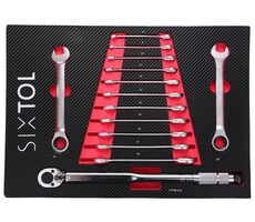 SIXTOL MECHANIC TOOL TRAY 7 - 14ks / Modul s nářadím do dílenského vozíku 