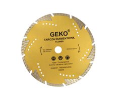 GEKO Kotouč diamantový řezný turbo-segmentový 230x8x22mm 