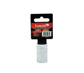 TVARDY Nástrčná hlavice dvanáctihranná 1/2" 16 mm 