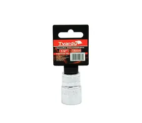TVARDY Nástrčná hlavice dvanáctihranná 1/2" 18 mm 