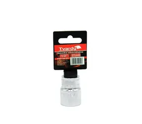 TVARDY Nástrčná hlavice dvanáctihranná 1/2" 21 mm 