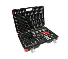 TVARDY Sada profesionálních nástrčných klíčů 216ks 1/4" 3/8" 1/2" 