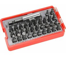 EXTOL-PREMIUM Hroty sada 33ks / magnetický držák hrotů / CrV 