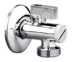 BALLETTO Ventil rohový s filtrem a kovovou pákou / pračkový / 1/2"-3/4" 