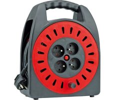 TOYA Kabel prodlužovací 15 m 4 zásuvky typ E buben 