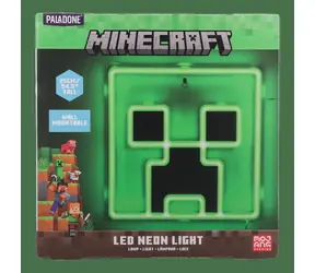 Paladone Led Neon Light Creeper Minecraft / LED lampa na stěnu / USB