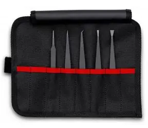 KNIPEX Sada plastových pinzet ESD / 5 ks