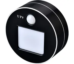 Viking zásuvkový modul A20 černá / LED světlo s pohybovým senzorem / 3W