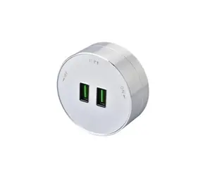 Viking A50 zásuvkový modul stříbrná / 2x USB-A