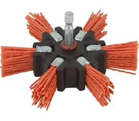 Wolfcraft Nylonový kartáč tvrdý vějíř / 100x20mm
