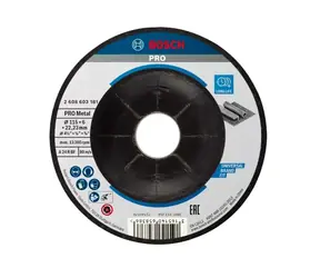 BOSCH 2608603181 / Brusný kotouč na kov / 115x22.23 mm