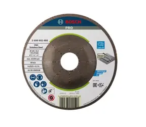 BOSCH 2608602488 / Brusný kotouč na nerezovou ocel / 125x22.23 mm