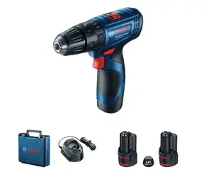 BOSCH GSB 120-LI Professional / Aku příklepový šroubovák / 12V / 1500 ot-min / 2x 2.0Ah