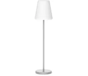 Rozbaleno - New Garden Lola Slim 120 šedá / Solární podlahová lampa / LED / 4.5W / 600 lm / Li-Ion / IP65 / rozbaleno
