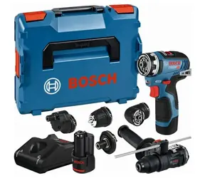 BOSCH GSR 12V-35 FC Professional / Aku Vrtací šroubovák s příslušenstvím / 12V / 10mm sklíčidlo / 2x3.0Ah