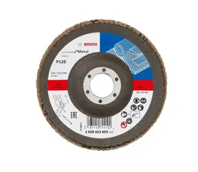 BOSCH 2608603659  X431 / Lamelový brusný kotouč P120 / 125x22.23 mm