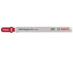 BOSCH 2608631670 / Sada pilových plátků  T 101 A PRO na plasty 13 TPI / délka: 100 mm / 3ks