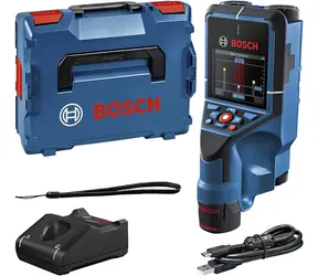 BOSCH D-tect 200 C Professional Aku / Detektor / hloubka: 200 mm / IP 5X / 1x aku 2.0 Ah Li-Ion / nabíječka