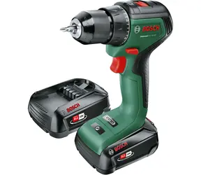 BOSCH UniversalDrill 18V-60 / Aku Vrtací šroubovák / 18V / 1900 ot-min / 60 Nm / 2x 2.0 Ah