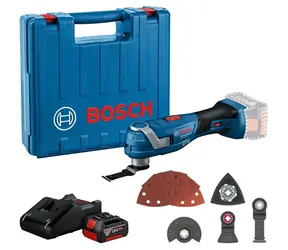 BOSCH GOP 185-LI Professional / Aku oscilační multibruska / 18V / Li-ion / 20000 min-1 / Oscilace 1.7°/ 1x 4.0 Ah