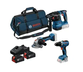 BOSCH 0615A50094 / Aku sada GSR 18V-65 & GBH 18V-22 &GWS 18V-8 / 2x Aku 4.0 Ah / taška / nabíječka