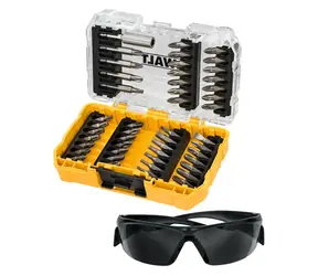 DeWALT DT70703 / 47 dílná sada šroubovacích nástavců + pracovní brýle