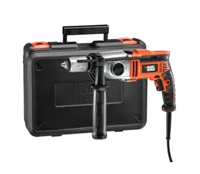 Zánovní -  Black&Decker BDKR1102K/Kombinované vrtací a sekací kladivo/1100W / 3200 ot-min / 54.400 úderů-min / SDS-plus / zánovní