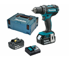Makita DDF482RFJ / Aku vrtací šroubovák / Li-ion / 18V / 2x 3.0 Ah / nabíječka / kufr